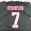Autographed/Signed Bijan Robinson Atlanta Retro Black Football Jersey Beckett BAS COA
