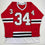 Autographed/Signed Petr Mrazek Chicago Red Hockey Jersey Beckett BAS COA