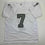 Autographed/Signed Geno Smith Oakland White Color Rush Football Jersey Beckett BAS COA