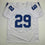 Autographed/Signed Joseph Addai Indianapolis White Football Jersey JSA COA