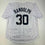 Autographed/Signed Willie Randolph New York Pinstripe Baseball Jersey Beckett BAS COA