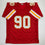 Autographed/Signed Neil Smith Kansas City Red Football Jersey JSA COA