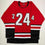 Autographed/Signed Seth Jarvis Carolina Red Hockey Jersey Beckett BAS COA