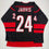 Autographed/Signed Seth Jarvis Carolina Black Hockey Jersey Beckett BAS COA