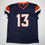 Autographed/Signed Pat Bryant II Denver Blue Pro Cut Football Jersey JSA COA