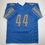 Autographed/Signed Malcolm Rodriguez Detroit Blue Football Jersey Beckett BAS COA