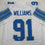 Autographed/Signed Tyleik Williams Detroit White Football Jersey Beckett BAS COA
