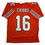 Autographed/Signed Josh Cribbs Cleveland Football Orange Jersey JSA COA
