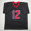 Autographed/Signed Nico Collins Houston H-Town Black Football Jersey JSA COA