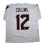 Autographed/Signed Nico Collins Houston White Football Jersey JSA COA