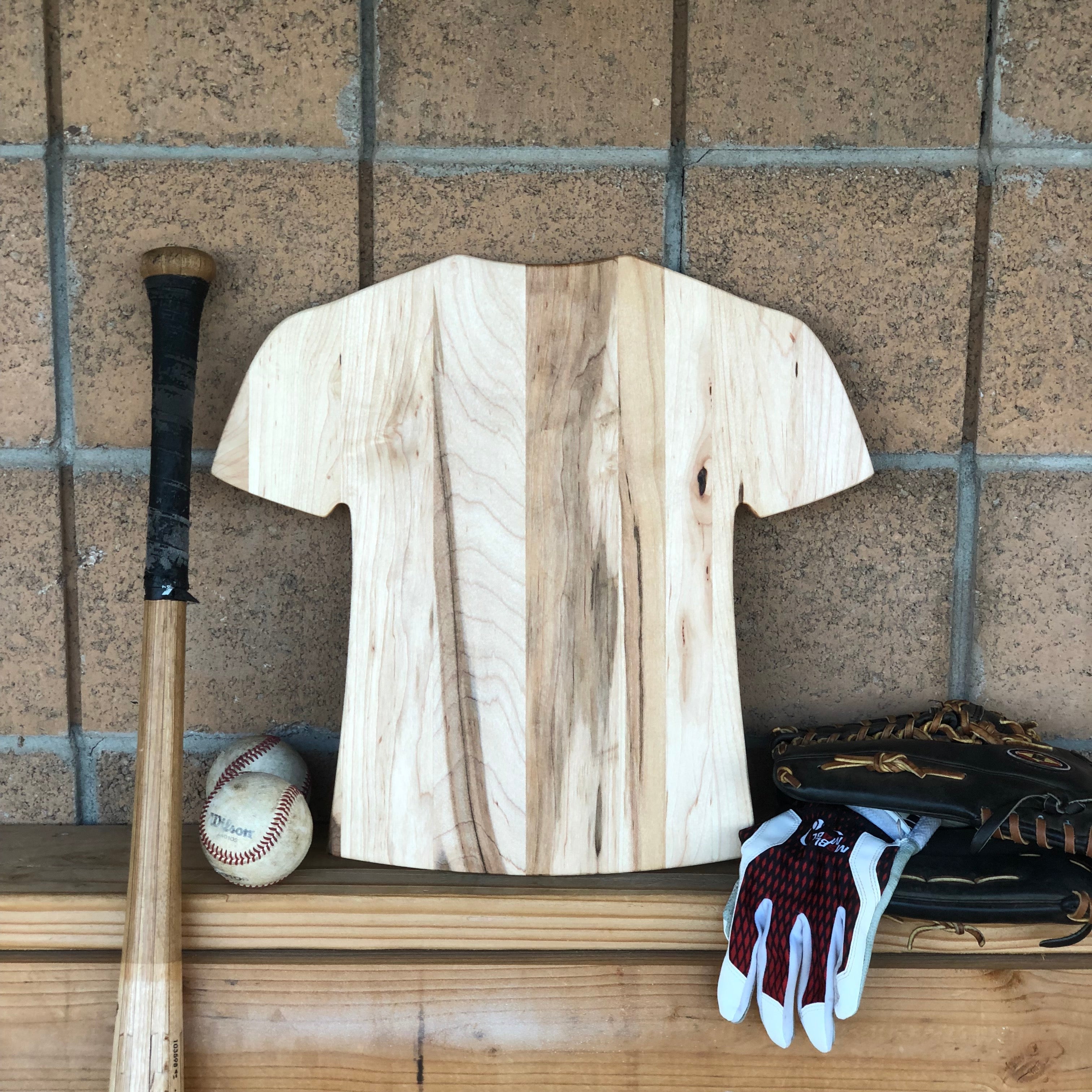 Personalized Jersey Style Cutting Board | Add Your Name & Number | Add a Special Message | Add a Custom Logo - Sports Collectibles, Sports Memorabilia, Sports Fan Shop, Sports Gifts