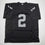 Autographed/Signed Ashton Jeanty Oakland Black Football Jersey Beckett BAS COA