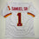 Autographed/Signed Deebo Samuel Washington White Football Jersey JSA COA