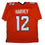 Autographed/Signed R.J RJ Harvey Denver Orange Football Jersey JSA COA