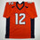 Autographed/Signed R.J RJ Harvey Denver Orange Football Jersey JSA COA