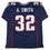 Autographed/Signed Antowain Smith 2x SB Champ New England Blue Football Jersey JSA COA