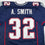 Autographed/Signed Antowain Smith 2x SB Champ New England Blue Football Jersey JSA COA