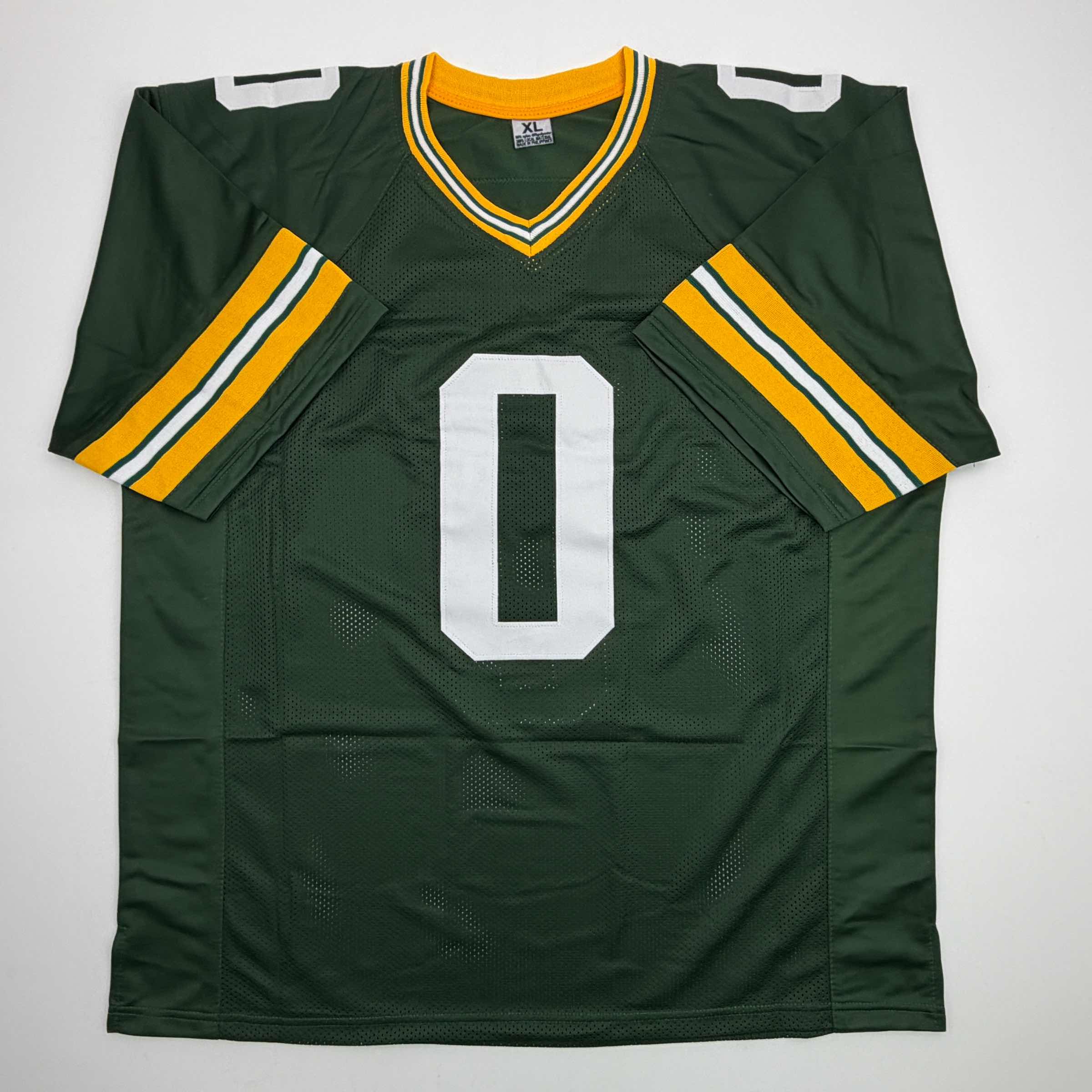 Autographed/Signed Matthew Golden Green Bay Green Football Jersey Beckett BAS COA