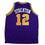 Autographed/Signed John Stockton Utah Purple Basketball Jersey Beckett BAS COA