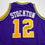 Autographed/Signed John Stockton Utah Purple Basketball Jersey Beckett BAS COA