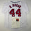 Autographed/Signed Hank Henry Aaron Atlanta White Baseball Jersey JSA COA/LOA