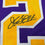 Autographed/Signed John Stockton Utah Purple Basketball Jersey Beckett BAS COA