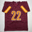 Autographed/Signed Bill Jacory Croskey-Merritt Washington Burgundy Football Jersey Beckett BAS COA