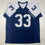 Autographed/Signed Tony Dorsett Dallas Thanksgiving Day Football Jersey JSA COA