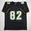 Autographed/Signed Jimmy Smith Jacksonville Black Football Jersey Beckett BAS COA