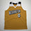 Autographed/Signed Gilbert Arenas Washington Gold Basketball Jersey Beckett BAS COA