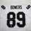 Autographed/Signed Brock Bowers Las Vegas Oakland White Football Jersey Beckett BAS COA