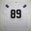 Autographed/Signed Brock Bowers Las Vegas Oakland White Football Jersey Beckett BAS COA
