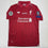 Autographed/Signed Mohamed Salah Liverpool Red Soccer Jersey Beckett BAS COA