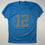 Autographed/Signed Hendon Hooker Detroit Retro Blue Football Jersey JSA COA