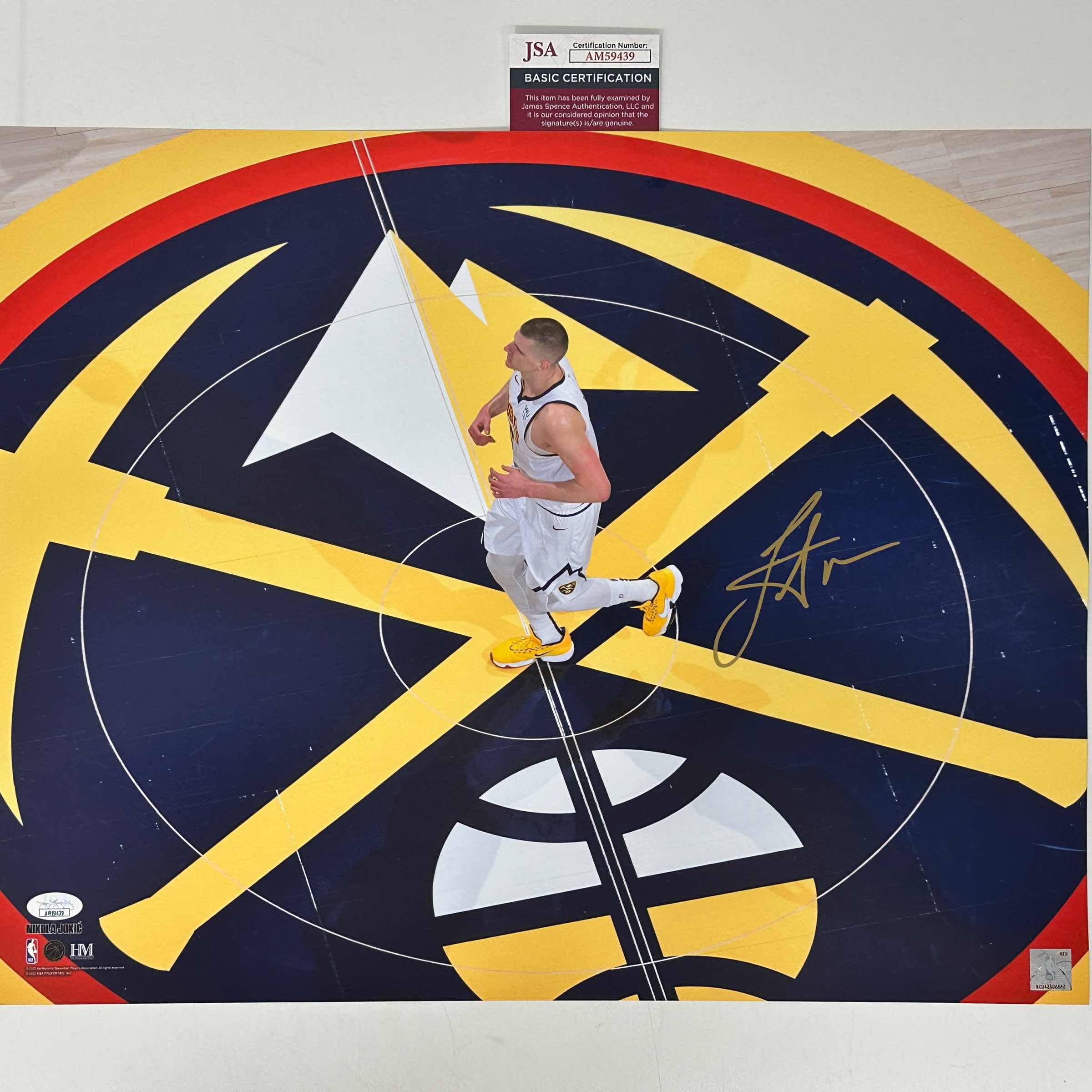 Autographed/Signed Nikola Jokic Denver Nuggets 16x20 Basketball Photo JSA COA #2 - Sports Gifts, Sports Memorabilia, Sports Collectibles, Fan Shop