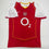 Autographed/Signed Patrick Vieira Arsenal Red Soccer Jersey Beckett BAS COA