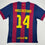 Autographed/Signed Javier Mascherano FC Barcelona Blue Soccer Jersey Beckett BAS COA