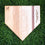 Full Size (17" x 17") Home Plate Cutting Board with Custom Text Engraving - Sports Collectibles, Sports Memorabilia, Sports Fan Shop, Sports Gifts