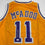 Autographed/Signed Bob McAdoo Los Angeles Yellow Basketball Jersey JSA COA