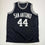 Autographed/Signed George Gervin San Antonio Black Basketball Jersey Beckett BAS COA