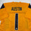 Autographed/Signed Tavon Austin West Virginia Yellow College Football Jersey JSA COA