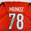 Autographed/Signed Anthony Munoz Cincinnati Orange Football Jersey Beckett BAS COA