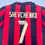 Autographed/Signed Andriy Shevchenko AC Milan Red/Black Soccer Futbol Jersey Beckett BAS COA