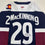 Autographed/Signed Nathan MacKinnon Colorado Avalanche Authentic Blue Hockey Jersey Fanatics COA