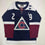 Autographed/Signed Nathan MacKinnon Colorado Avalanche Authentic Blue Hockey Jersey Fanatics COA