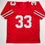 Autographed/Signed Jack Sawyer Ohio State Red College Football Jersey Beckett BAS COA