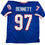 Autographed/Signed Cornelius Bennett Buffalo Blue Football Jersey JSA COA