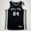 Autographed/Signed Devin Vassell San Antonio Black Basketball Jersey JSA COA
