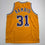 Autographed/Signed Kurt Rambis Los Angeles LA Yellow Basketball Jersey Beckett BAS COA