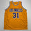 Autographed/Signed Kurt Rambis Los Angeles LA Yellow Basketball Jersey Beckett BAS COA